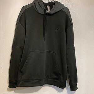 - Men’s adidas black and gray hoodie sweatshirt long sleeves